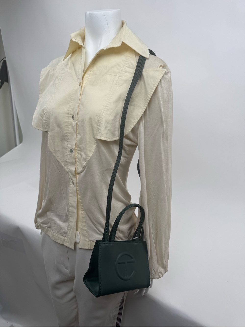 Telfar NWT Olive Green Giftable Small Shopper Bag